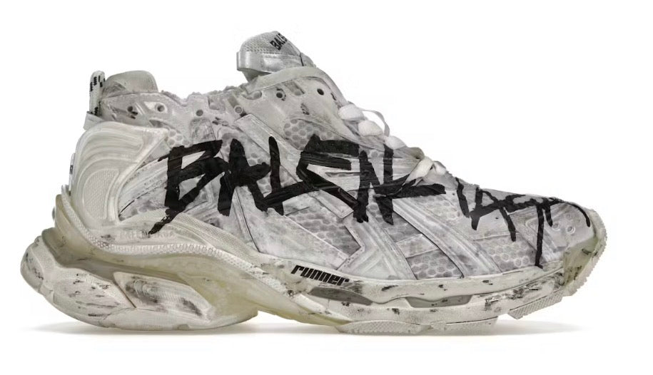 White Balenciaga runners