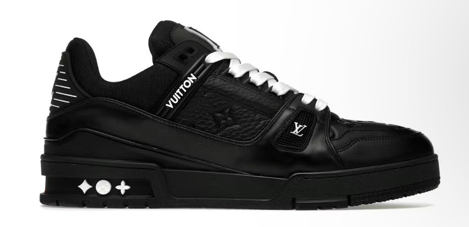 LOUIS VUITTON TRAINER 'EMBOSSED MONOGRAM - BLACK'
