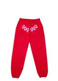 Sp5der Worldwide 555 Angel Sweatpants Red